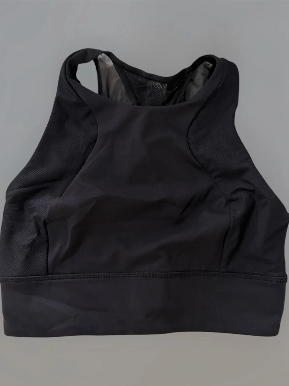 Lululemon Everlux High-Neck Train Bra Black